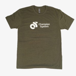 Champion System Logo Green Shirt